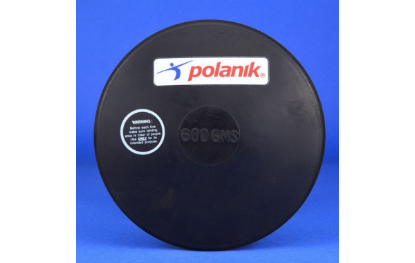 Диск тренировочный, из твердой резины 1,75 кг Polanik HRD-1,75 600_380