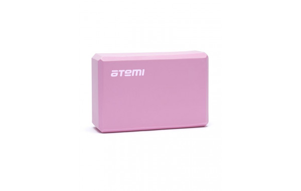 Блок для йоги Atemi 22,5х14,5х7,5 см AYB01P розовый 600_380