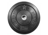 Диск для кроссфита Iron King (бампер) черный D50 мм 25 кг CR 206