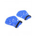 Лопатки для плавания силиконовые (взрослые) Larsen Swim HP10 синий 75_75