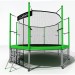 Батут i-Jump Classic 14FT 427 см с нижней сетью и лестницей зеленый 75_75