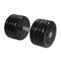 Гантель классик MB Barbell с вращающейся ручкой 50 кг MB-FdbEM-B50