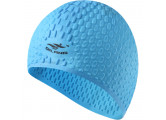 Шапочка для плавания силиконовая Bubble Cap (голубая) Sportex E41545