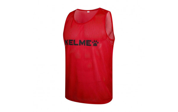 Манишка тренировочная Kelme 8051BX1001-611-S, размер S, красный 600_380