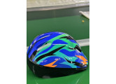Набор (шлем, защита) Alpha Caprice JE-HP-B880 blue-green