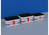 Пьедестал (СТАНДАРТ) Матрешка 812х612мм (закругленный) 2-3 чел.