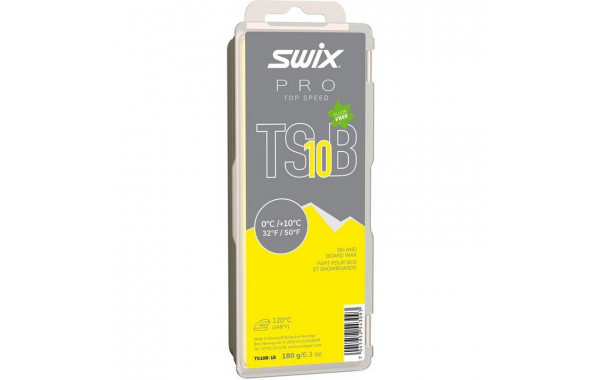 Парафин углеводородный Swix TS10 Black (0°С +10°С) 180 г TS10B-18 600_380