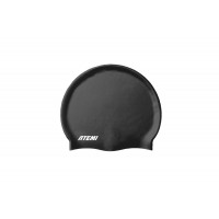 Шапочка для плавания Atemi Very Big silicone Cap Deep black TVBSCXL1BK черный