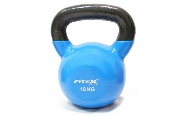 Гиря в виниловой оболочке 18 кг Fitex Pro FTX2201-18 600_380