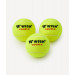 Мяч для большого тенниса, 3шт Wish TOUR-X 830 желто-зеленый 75_75