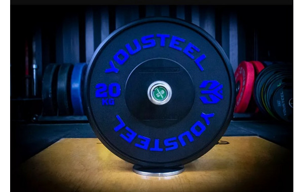 Диск 20кг YouSteel Training PRO черный 600_380