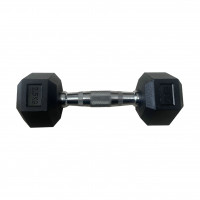 Обрезиненная гексагональная гантель 1кг Inex Hex Dumbbell TF-D2017-1