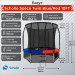 Батут 3,05м Scholle Space Twin 10FT Space BR10FT Blue\Red 75_75