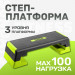 Степ-платформа Sundays Fitness IR97392 черный\зеленый 75_75