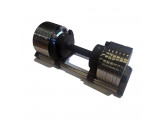 Наборная гантель Live Pro Adjustable Dumbbell Chrome RUMFDB-2-30 6-30 кг, шаг 2 кг