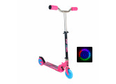 Самокат 125мм (светящиеся колеса) RGX FLASH pink