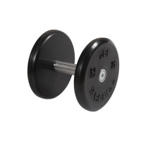 Гантель классик с вращающейся ручкой хром 12 кг MB Barbell MB-FdbEM-B12