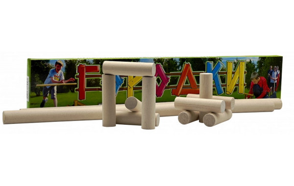 Игра Городки (2 биты + 10 городков) 600_380