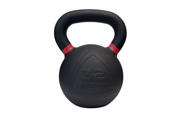 Чугунная гиря 32кг Live Pro Kettlebell LP8049-32 600_380