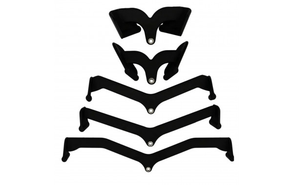 Набор рукояток для тяги, 5 шт Bronze Gym BGHSET5 600_380