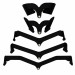 Набор рукояток для тяги, 5 шт Bronze Gym BGHSET5 75_75