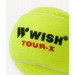 Мяч для большого тенниса, 3шт Wish TOUR-X 830 желто-зеленый 75_75