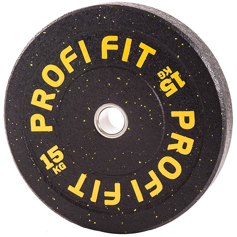 Диск для штанги Hi-Temp с цветными вкраплениями, d51 15кг Profi-Fit 755_755