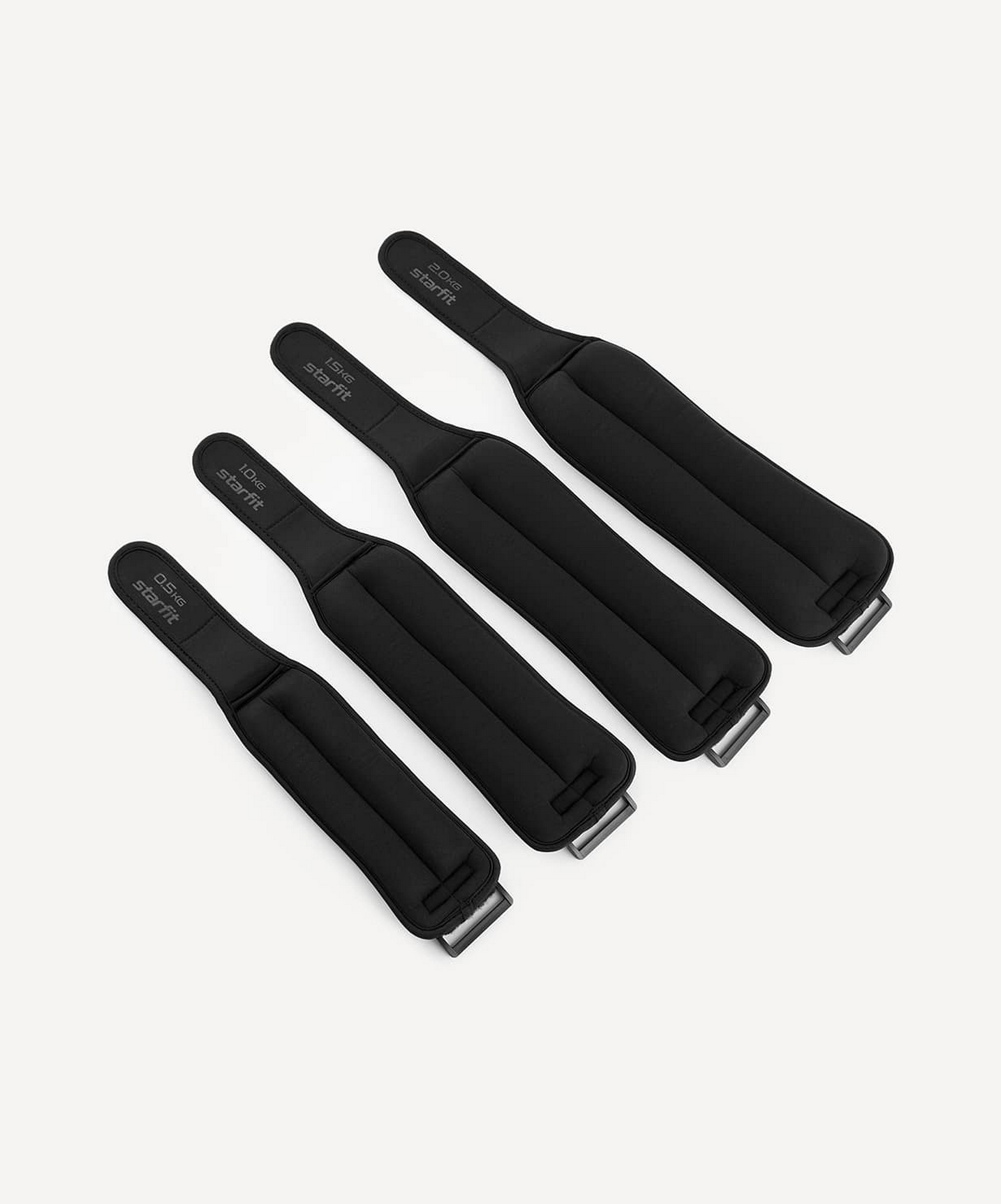 Утяжелители 1,5кг Star Fit WT-701 черный 1663_2000