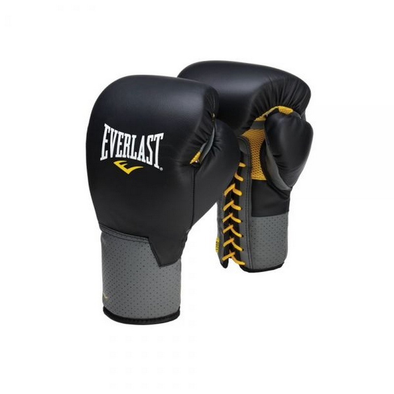 Перчатки тренировочные Everlast Pro Leather Laced 12 oz 591201 800_800