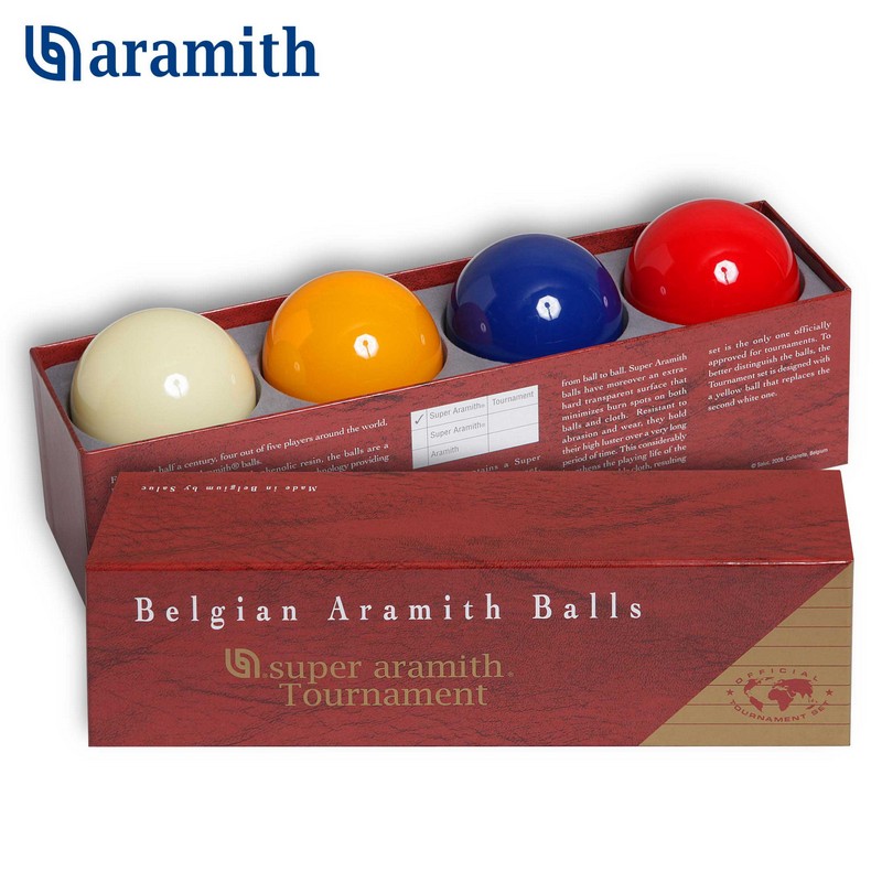 Шары Super Aramith Tournament Carom ø61,5мм 4шара 800_800