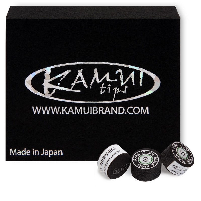 Наклейка для кия Kamui Black d12,5мм Soft 1шт 05343 800_800