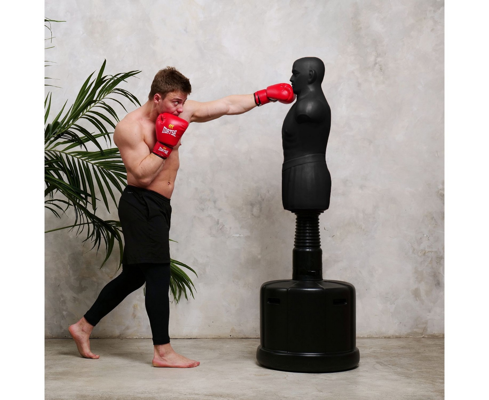 Манекен DFC Boxing Punching Man-Medium TLS-BHB черный 2000_1636