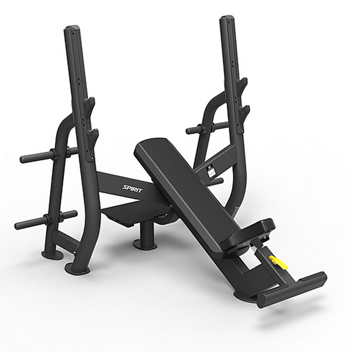 Олимпийская скамья для жима под углом Spirit Fitness SP-4210 700_700