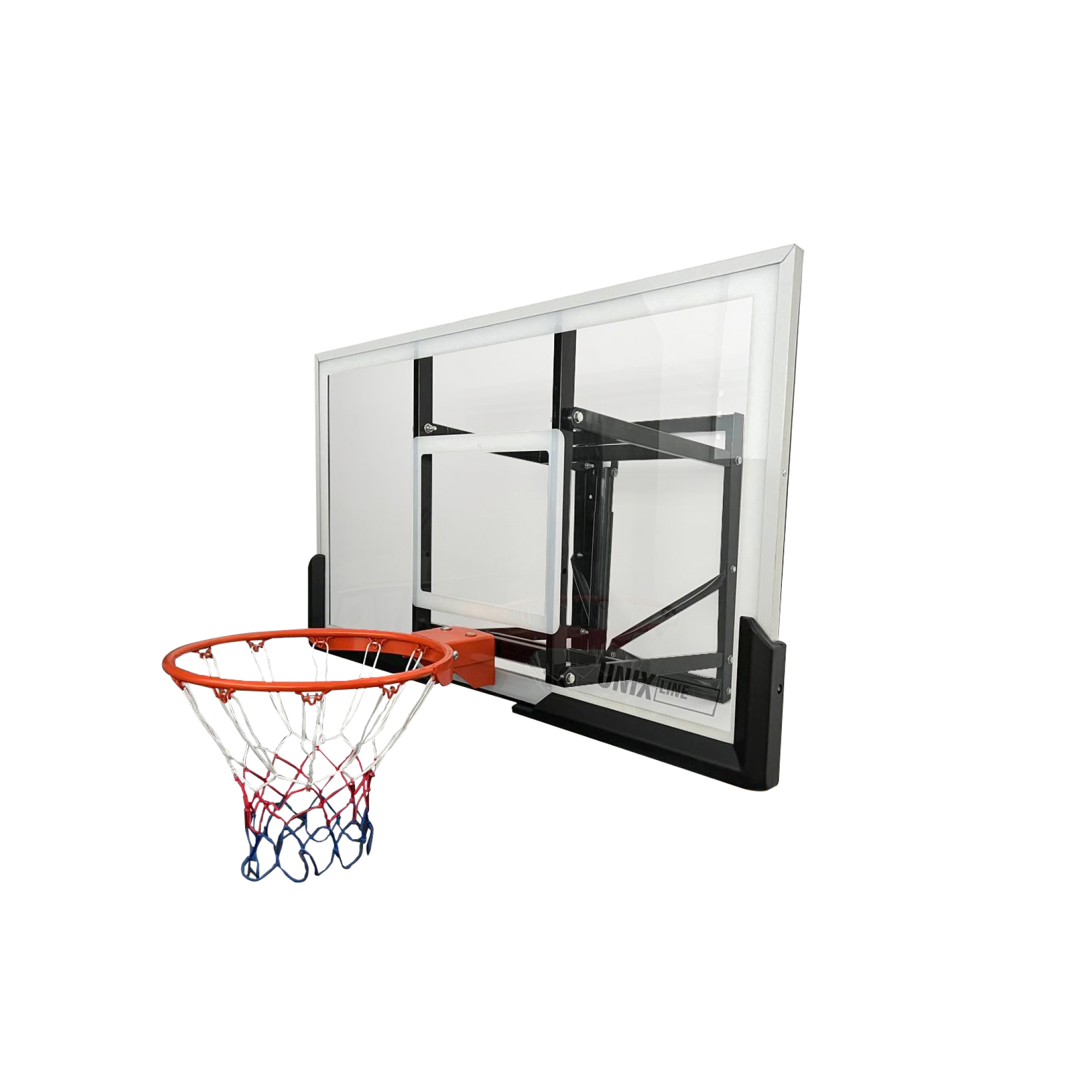 Баскетбольный щит регулируемый Unix Line B-Backboard-PC 50"x32" R45 BSBS50APCBK 2000_2000