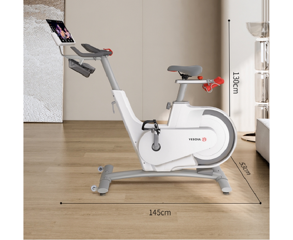 Велотренажер Yesoul Smart Spinning bike V1 белый 978_800