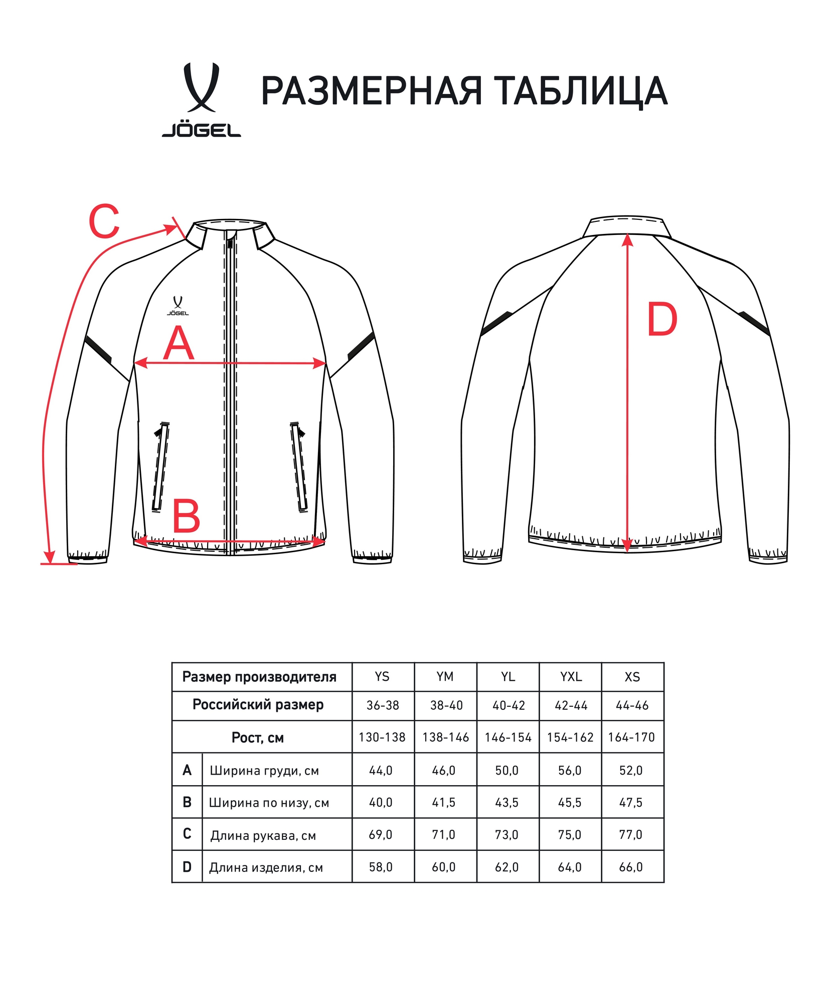 Куртка спортивная детская Jogel CAMP 2 Lined Jacket серый 1663_2000