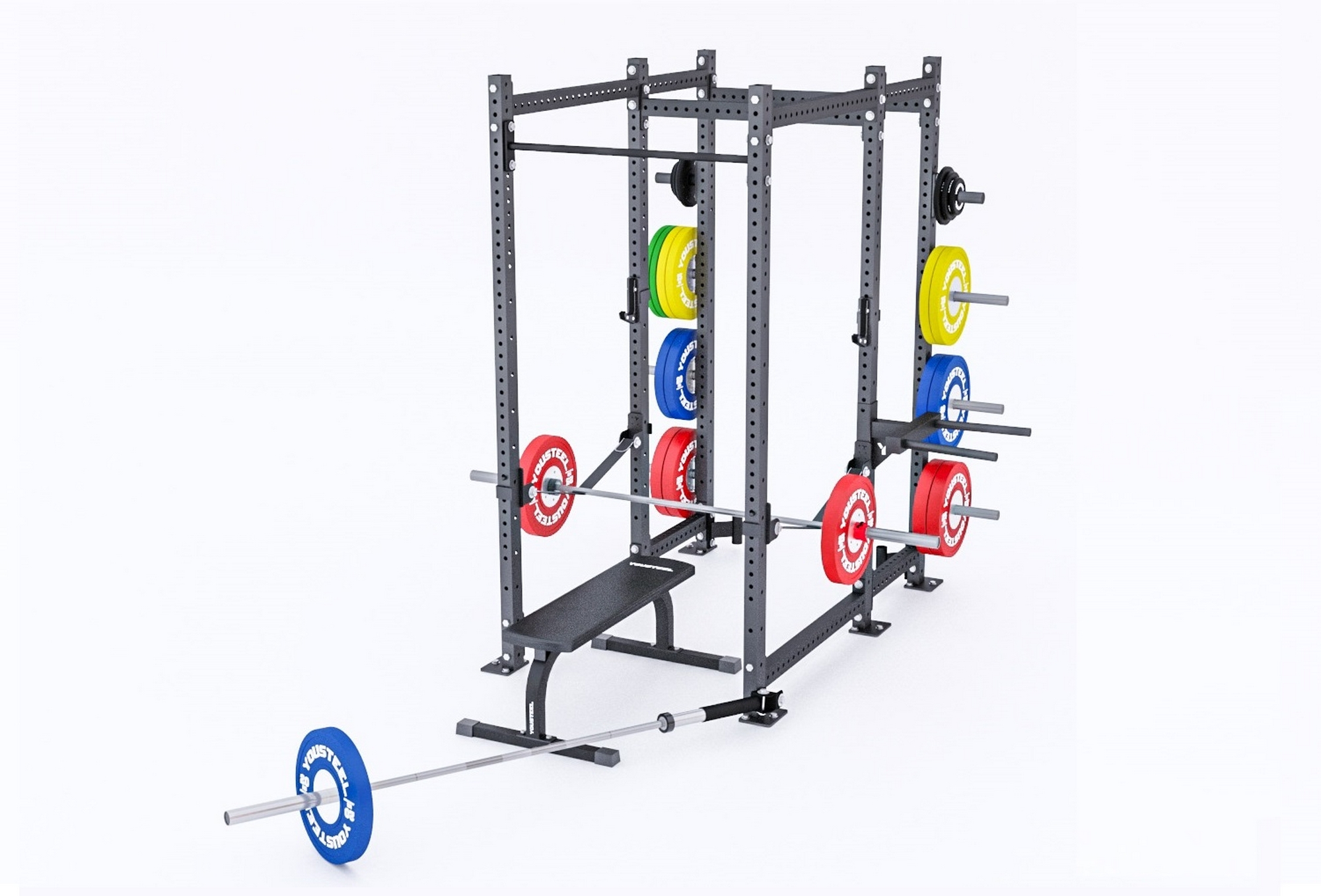 Силовая рама YouSteel SINGLE RACK PLATE 2 2000_1357