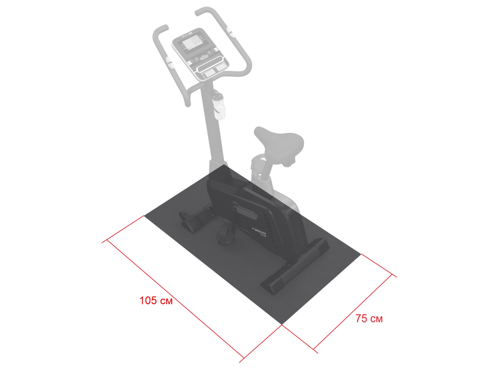 Коврик для кардиотренажеров (105/75) UnixFit CARPU105 1600_1200