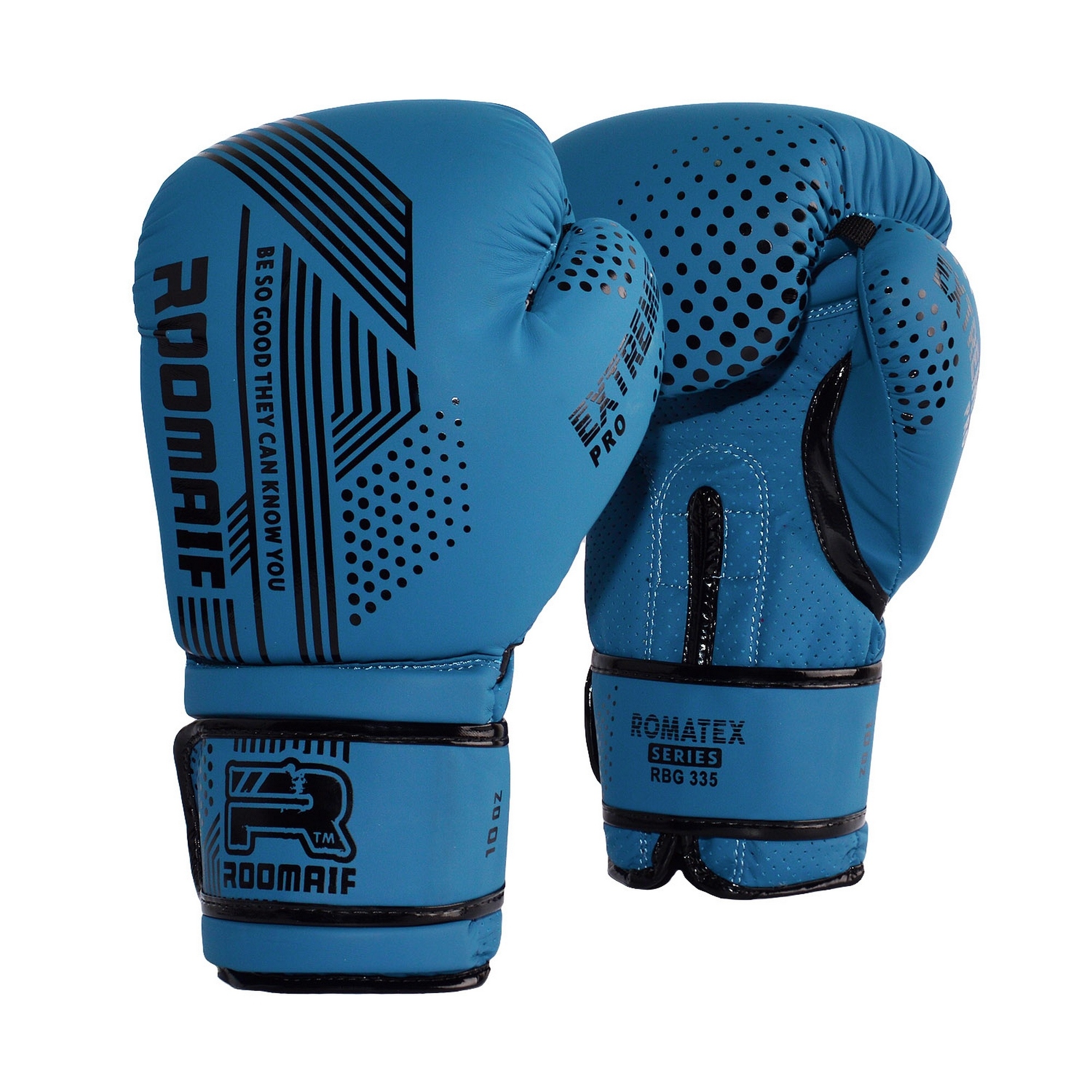 Боксерские перчатки 14 oz Roomaif RBG-335 Dх Blue 2000_2000