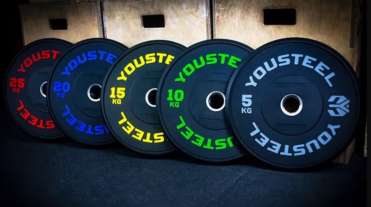 Диск 20кг YouSteel Training PRO черный 1200_670