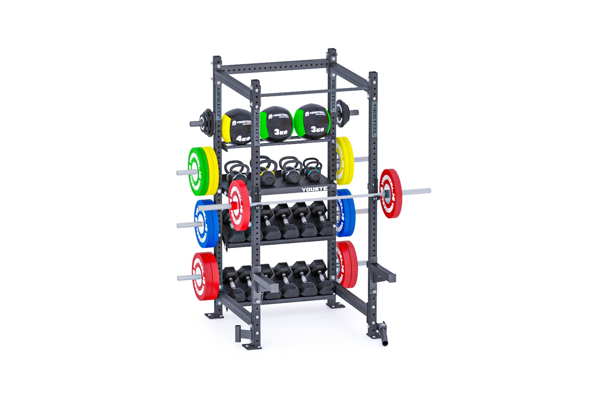 Силовая рама YouSteel SINGLE RACK PLATE 3 2000_1333