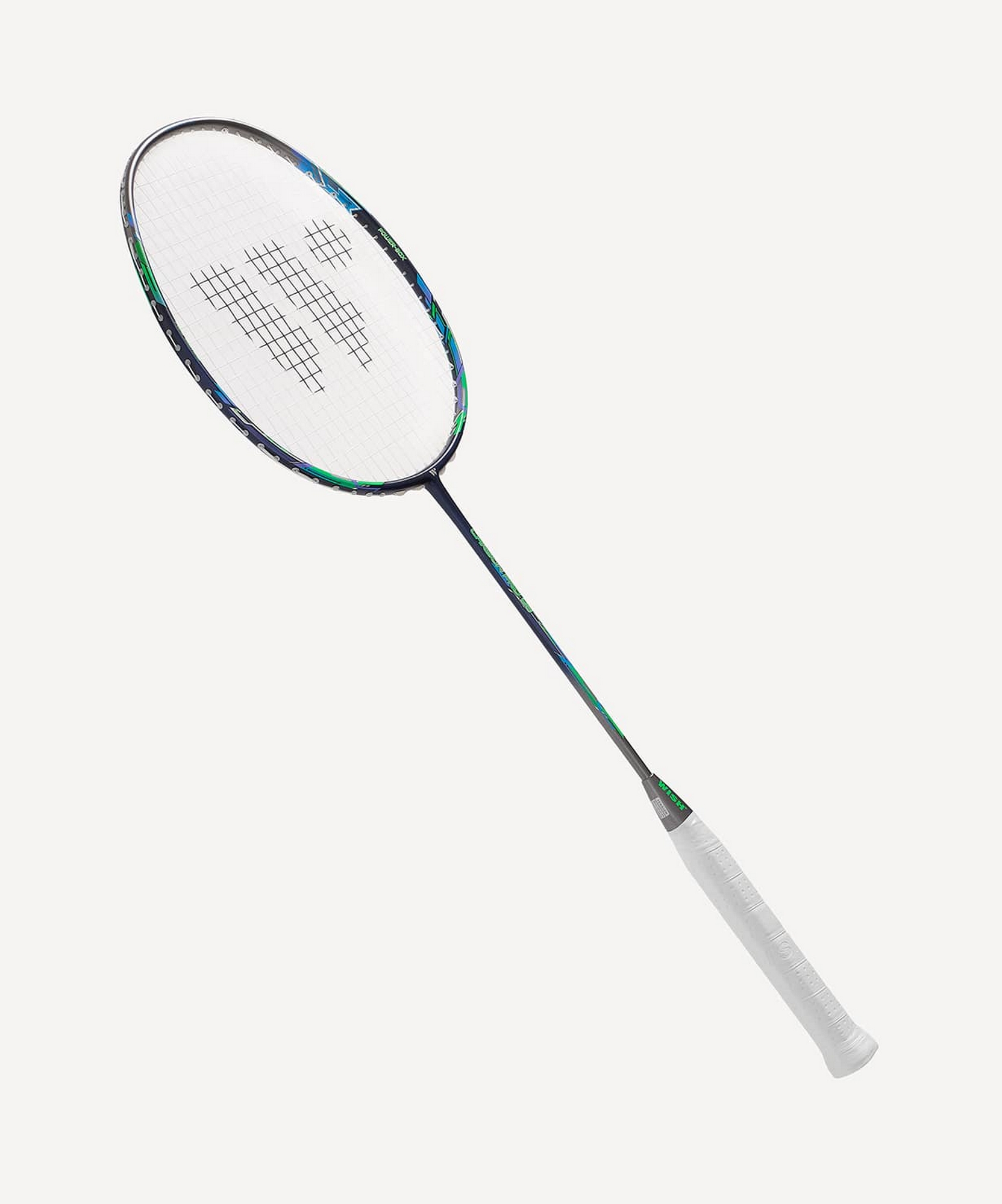 Ракетка для бадминтона Wish Carbon Pro 98, серый\зеленый 1663_2000