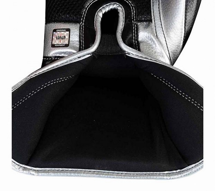 Перчатки боксерские Clinch Punch 2.0 C141 серебристо-черный 898_800