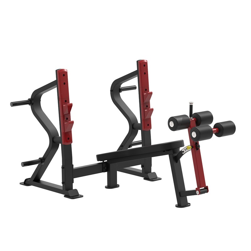 Олимпийская скамья с отрицательным наклоном для жима Impulse SL7030 800_800