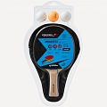 Набор для настольного тенниса Roxel Hobby Progress, 1 ракетка, 3 мяча, чехол 120_120