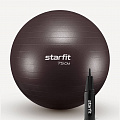 Фитбол d75см Star Fit антивзрыв, 1200 гр, с ручным насосом GB-111 кофейный 120_120