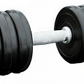 Гантель профессиональная хром/резина 25 кг. Iron King IK 500-25 120_120